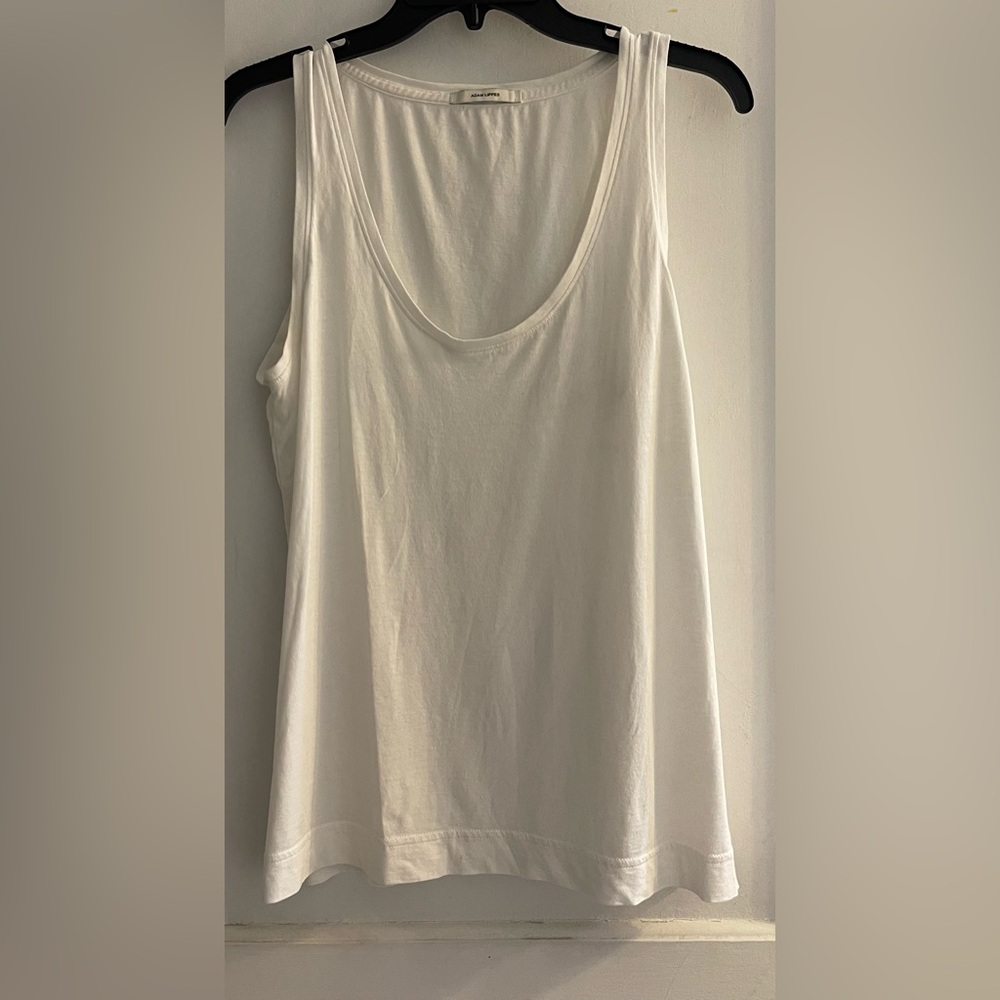 Adam Lippes Pima Cotton Scoop Neck Tank Size L